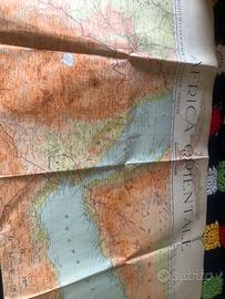 Cartina geografica ventennio africa orientale