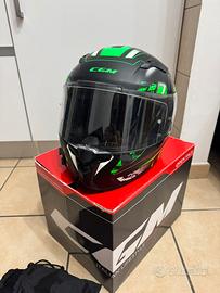 Casco Integrale CGM Nero Verde Taglia L