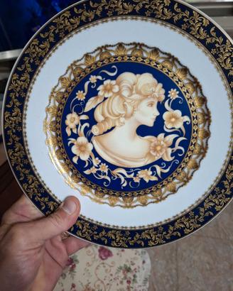 Piatto decorato in porcellana limoges