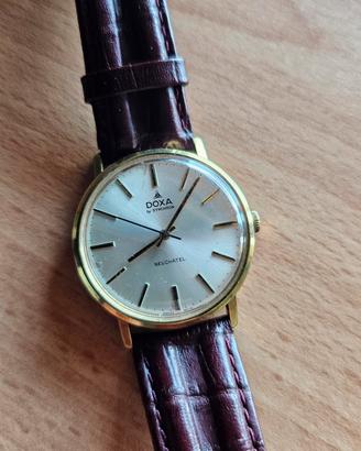 orologio doxa manuale oro vintage