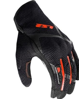 Guanti Moto Tessuto LS2 RAY II Uomo Nero/Rosso
