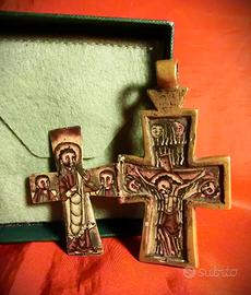 CROCE IN OTTONE ETIOPE XIX SECOLO - 1800