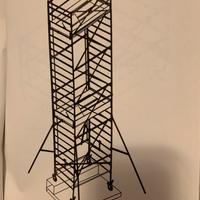 Impalcatura con ruote