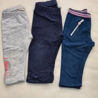 Set 3 leggings bambina