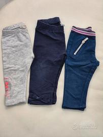 Set 3 leggings bambina