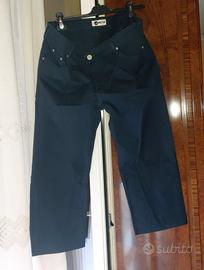 Pantaloni da Uomo Blu Notte Mastino Fashion Collec