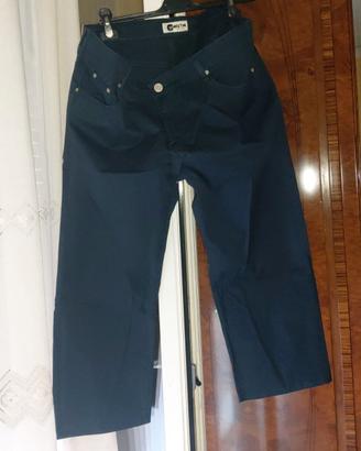 Pantaloni da Uomo Blu Notte Mastino Fashion Collec