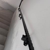 Ringhiera ferro battuto per interno e corrimano