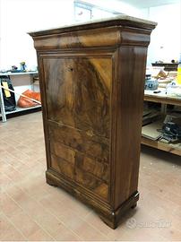 Secretaire ottocento a cappuccino