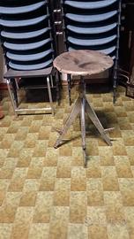 sgabello da officina vintage 