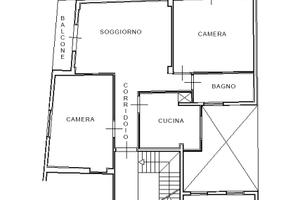 Trilocale in buono stato zona Pallavicino