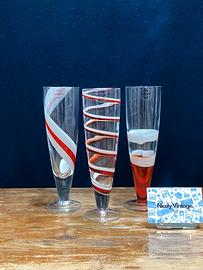 Bicchieri (floutes)  Guzzini in cristallo