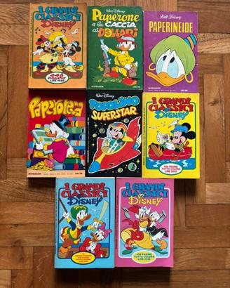 Stock 8 fumetti i classici disney 1980/1982