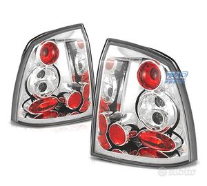 FANALI PER OPEL ASTRA G 3P 5P 97-04 FONDO CROMATO