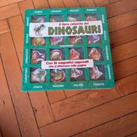 Libro gioco magnetico dinosauri