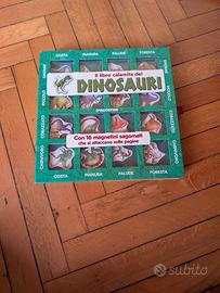 Libro gioco magnetico dinosauri