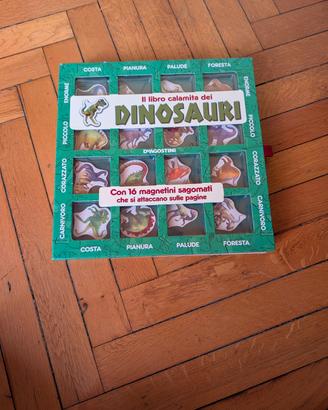 Libro gioco magnetico dinosauri