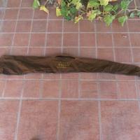 Custodia fucile in panno felpato marrone