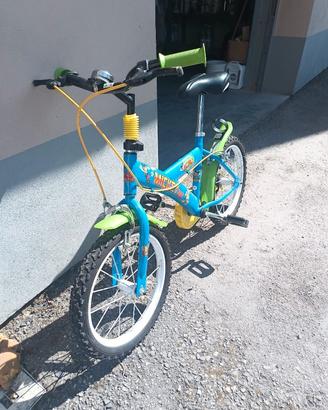 bicicletta bambino con rotelle