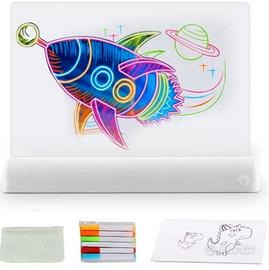 Tavoletta disegno fluorescente 3D cancellabile