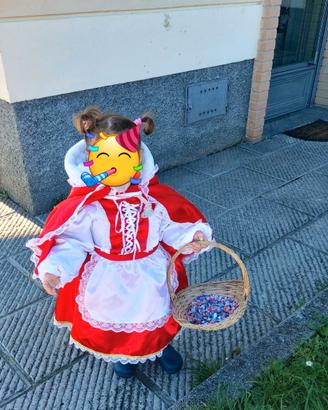 Vestito carnevale  Cappuccetto rosso