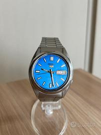 Seiko 5 quadrante Blue e Oro Automatic come nuovo