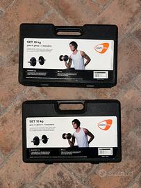 Set manubri palestra
