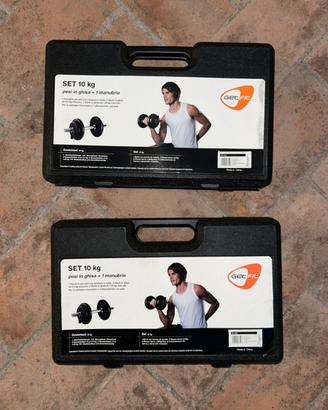 Set manubri palestra