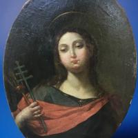 Dipinto antico olio su tela del 600  sconto 50%
