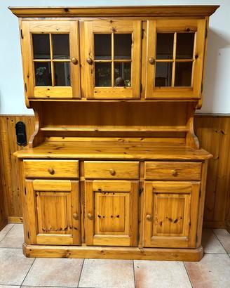 credenza e tavolo legno massello 