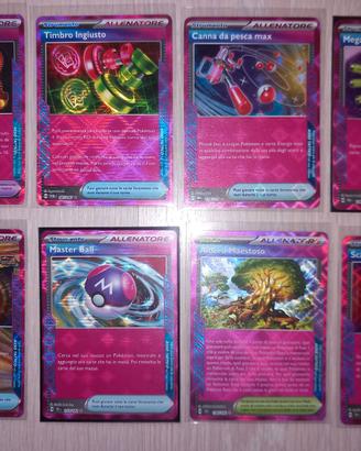 Lotto 8 Carte Pokemon Ita Rare Holo Asso Tattico