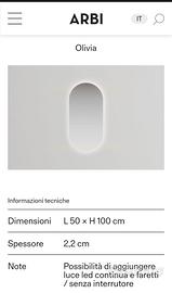 specchi arredo bagno