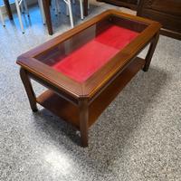 tavolino con bacheca in arte povera (NUOVO)

