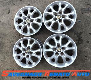 4 cerchi in lega 15 pollici ALFA ROMEO FIAT