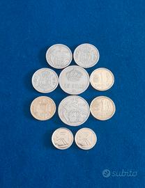 Pesetas Spagnola - 10 monete lucenti