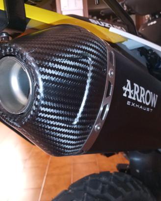 Suzuki DRZ4S 2026 scarico Arrow Explorer dark
