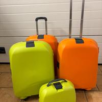 Set di 3 Valige rigida+Beaty Case