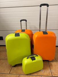 Set di 3 Valige rigida+Beaty Case