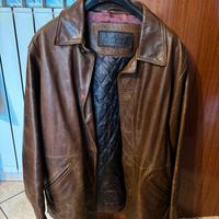 Giacca in pelle pesante invernale