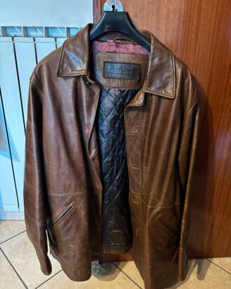 Giacca in pelle pesante invernale