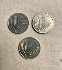 Monete lire 10 e 20