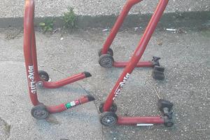 Copia cavalletto per moto