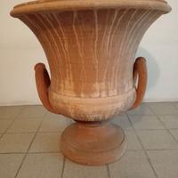 Vaso in cotto lavorato a mano