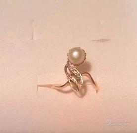 Anello oro rosa 14k