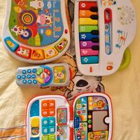 Lotto giocattoli elettronici didattici e musicali