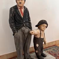 Statua in resina anni 50/60 Charlie Chaplin