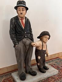 Statua in resina anni 50/60 Charlie Chaplin
