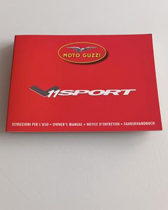 Libretto istruzioni per l'uso Moto Guzzi V11 Sport