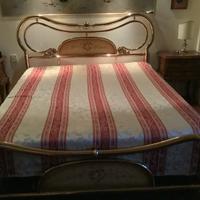 Letto matrimoniale in ottone