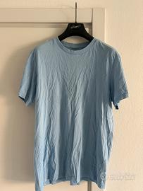 T-shirt H&M Regular Fit Azzurra